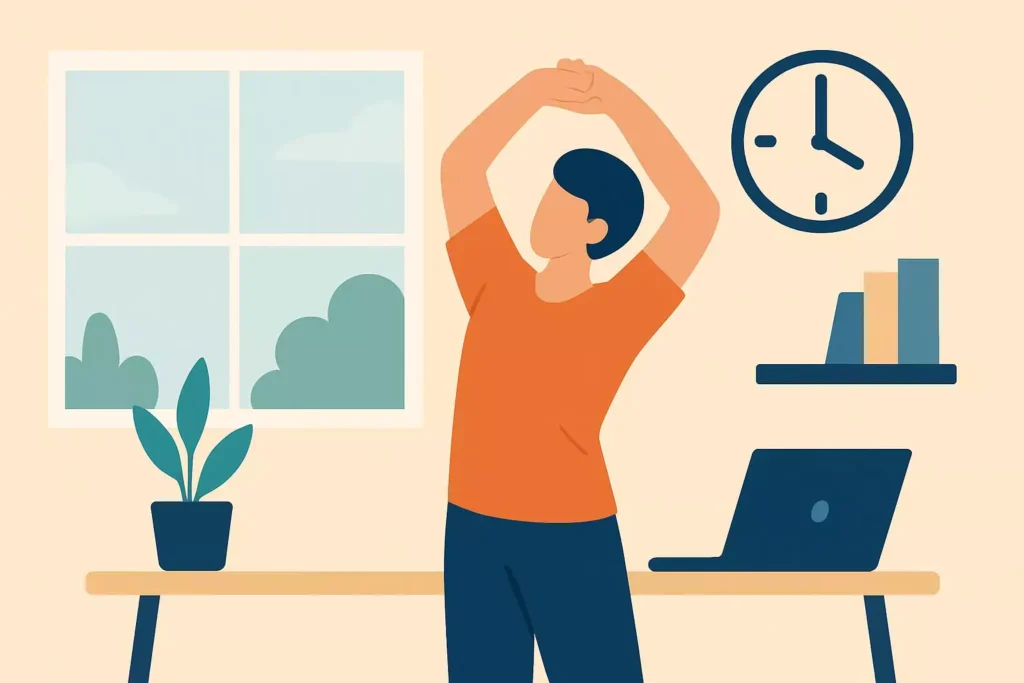 Exercícios e Alongamentos Essenciais para Quem Trabalha em Home Office