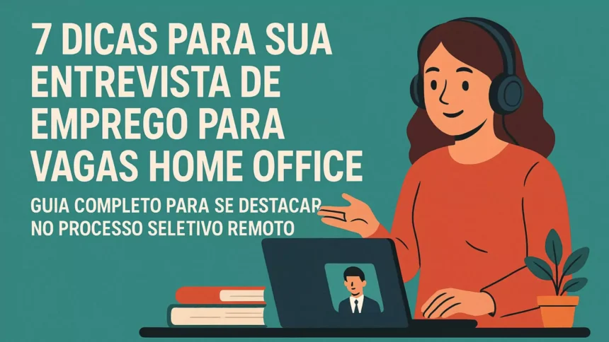 7 Dicas para Sua Entrevista de Emprego para Vagas Home Office Guia Completo para se Destacar no Processo Seletivo Remoto
